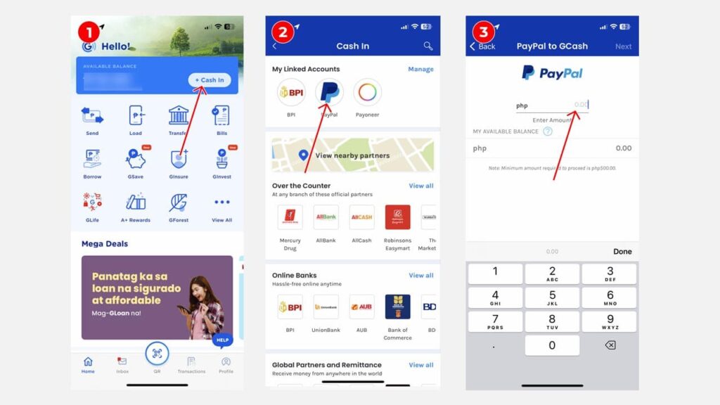 Gcash to deals paypal transfer